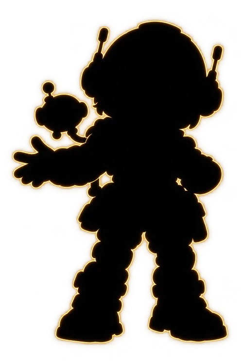 Isley, locked hero silhouette